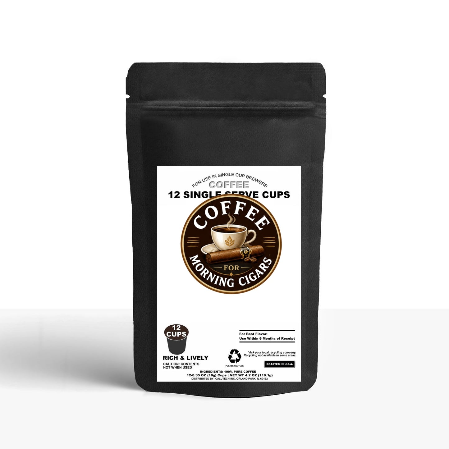 12 Pack Single Serve Coffee Capsules